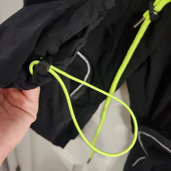 Baggy reflective 3D cargo pockets Rave streetwear punk grunge 90s y2k LG - Picture 5 of 11